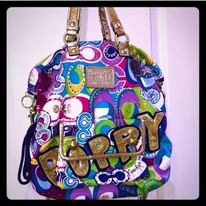 Authentic Coach POPPY handbag limited edition!